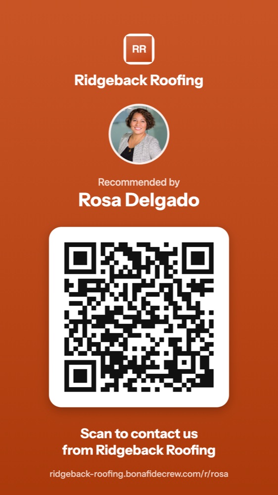 Rosa's QR picture for Ridgeback Roofing